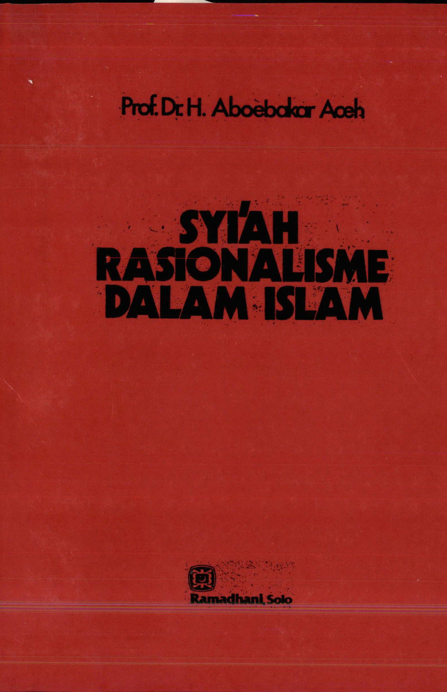 Syiah Rasionalisme dalam Islam