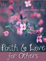 Faith and Love for Others