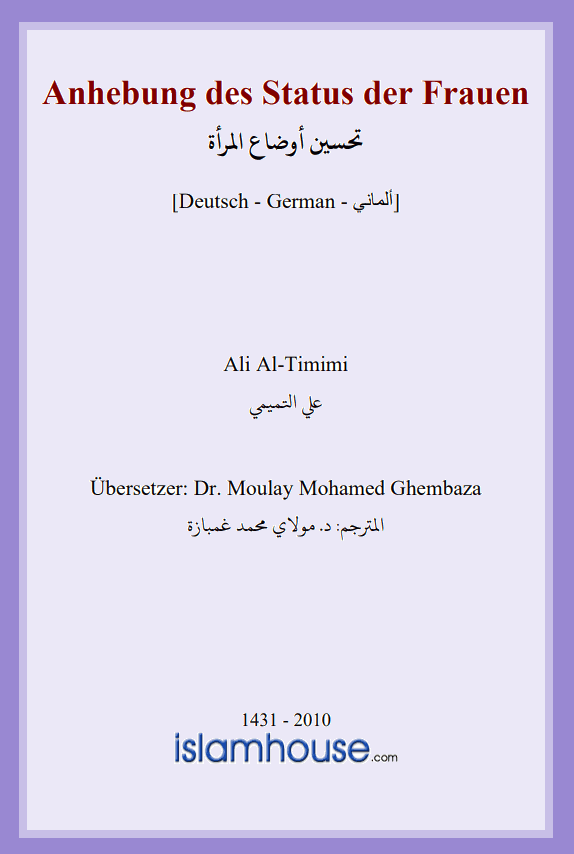 Anhebung des Status der Frauen