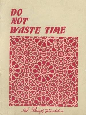 Do Not Waste Time