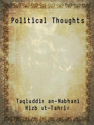 Political Thoughts