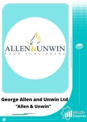 George Allen and Unwin Ltd"Allen & Unwin"