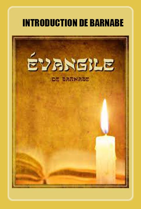 INTRODUCTION DE BARNABE