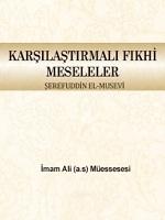 Karşılaştırmalı Fıkhi Meseleler