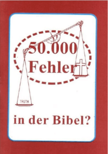 50.000 Fehler in der Bibel?