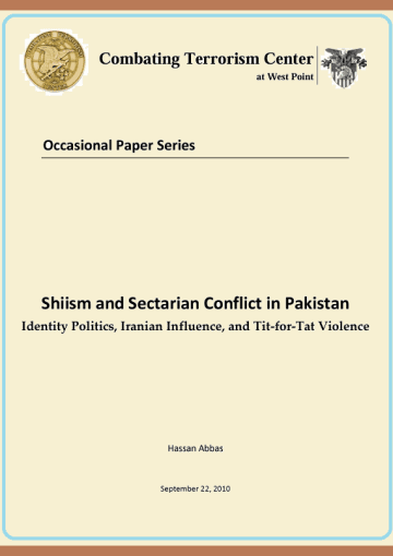 Shiism and Sectarian Conflict in Pakistan