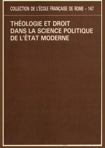 La théologie de Thomas d'Aquin et la formation de l'État moderne
