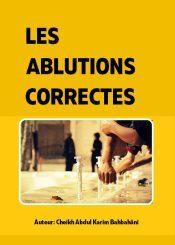 LES ABLUTIONS CORRECTES