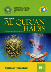 Quran dan Hadis: Pendekatan Saintifik Kurikulum 2013 Hadis Madrasah Tsanawiyah