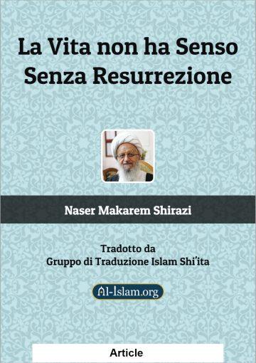 La vita non ha senso senza resurrezione