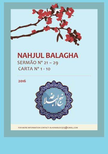 NAHJUL BALAGHA SERMÃO Nº 21 – 29 CARTA Nº 1 - 10