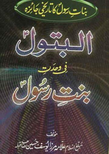 البتول فی وحدت بنت الرسول(ص) (بنات رسول(ص) کا تاریخی جائزہ)